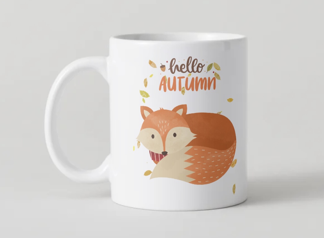 Mug Automne – Hello Autumn Fox