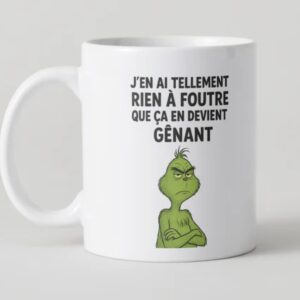 Mug Grinch – J’en ai tellement rien à foutre que ça en devient gênant”