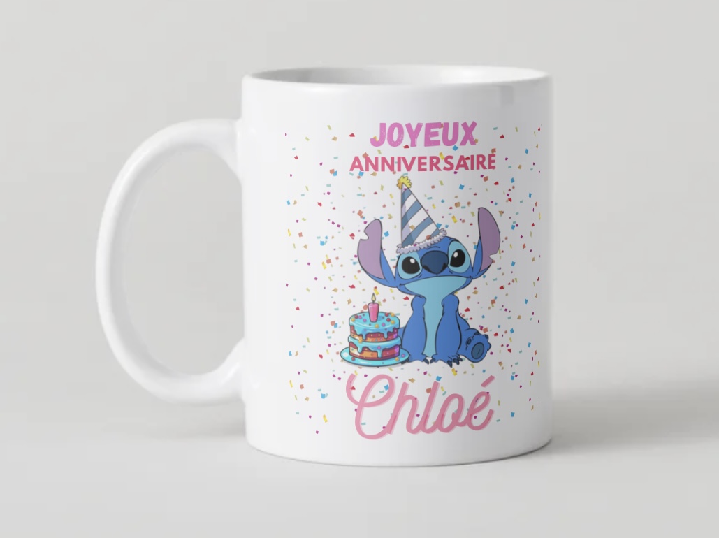 Mug Stitch Happy Birthday