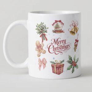 Mug Noël Illustrations – “Merry Christmas”