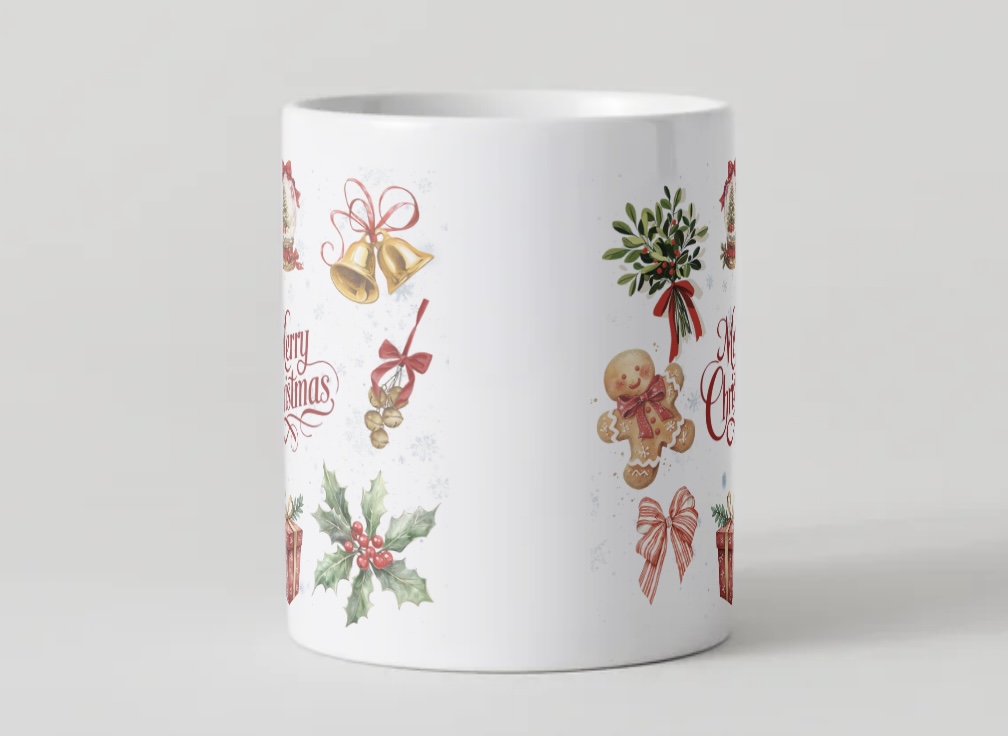 Mug Noël Illustrations – “Merry Christmas” – Image 2